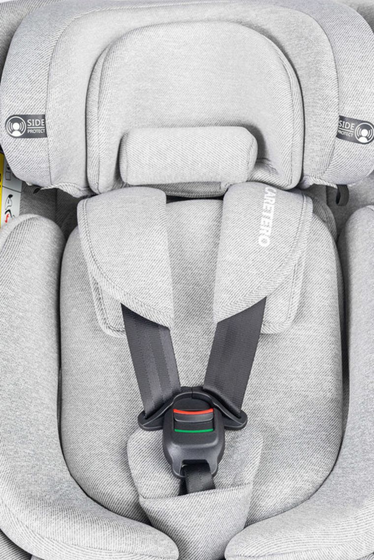 Caretero, Lumi, i-Size, fotelik samochodowy, light grey, 40-150 cm