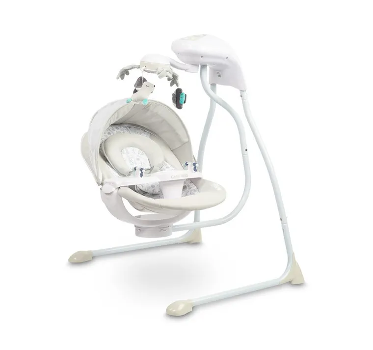 Caretero, Raffi, huśtawka elektryczna, light grey