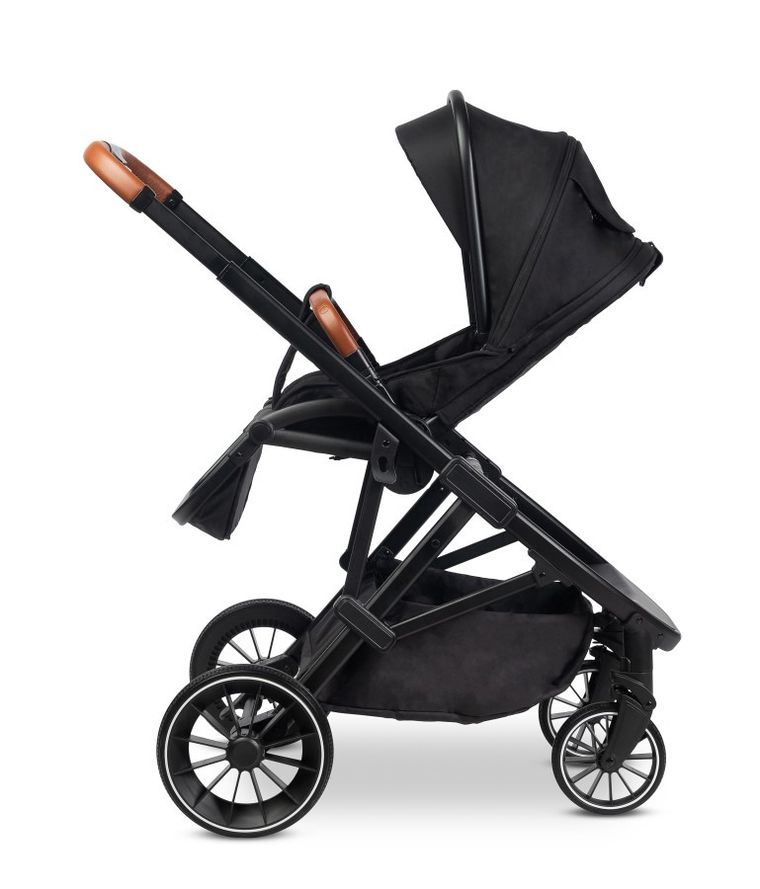 Caretero, Ratio, wózek spacerowy, Black