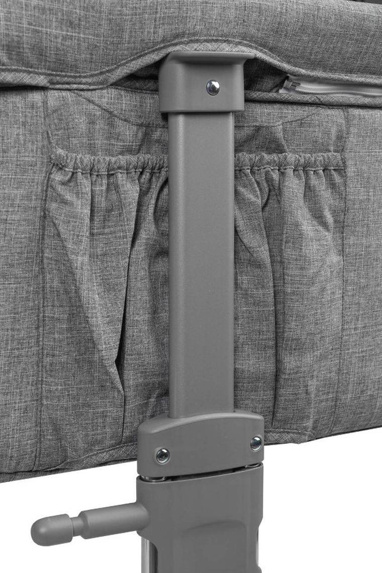 Caretero, Sleep2gether, łóżeczko dostawne, graphite