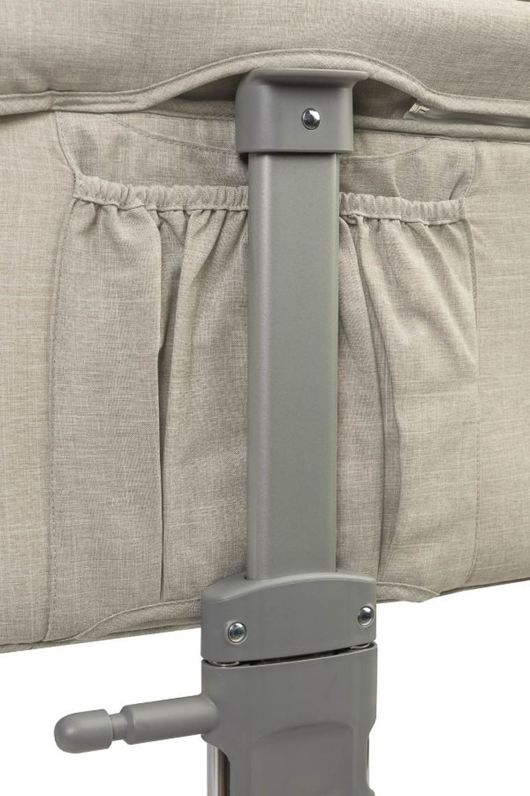 Caretero, Sleep2gether, łóżeczko dostawne, grey