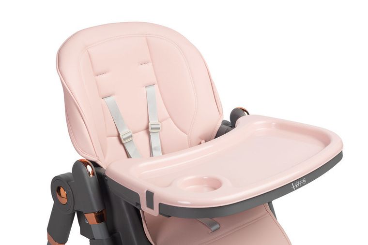 Caretero, Vars, krzesełko do karmienia, pink