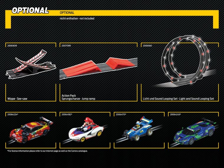 Carrera Go, Street Legends, tor wyścigowy z pojazdami, 4,9m