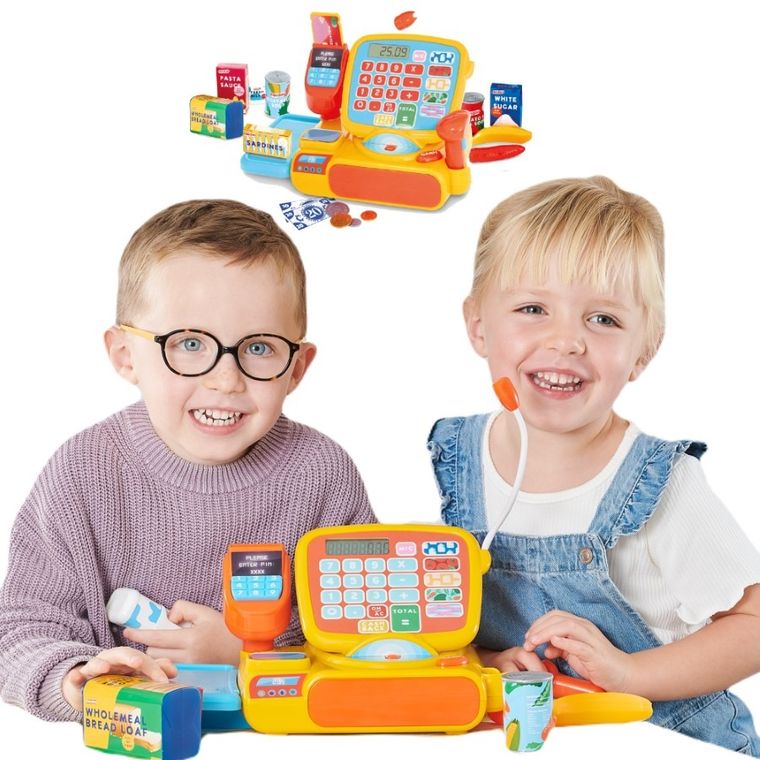 Casdon, kasa sklepowa z akcesoriami