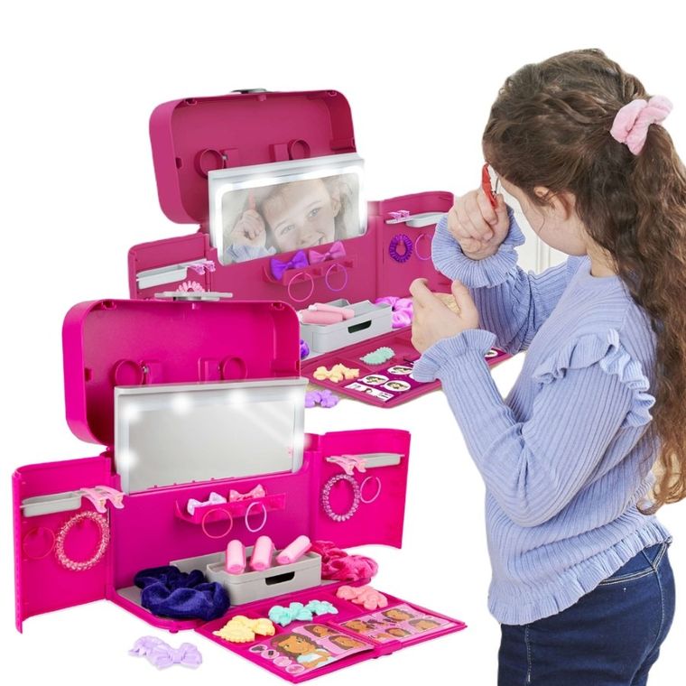 Casdon, kuferek toaletka z akcesoriami