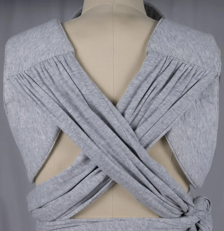 Chicco, Boppy, ComfyGrow, nosidło, Lite Grey