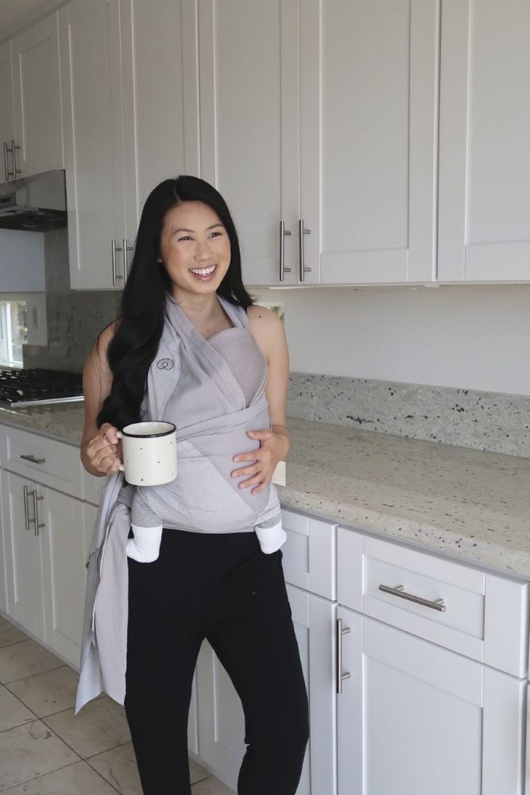 Chicco, Boppy Comfyhug, nosidło, frost