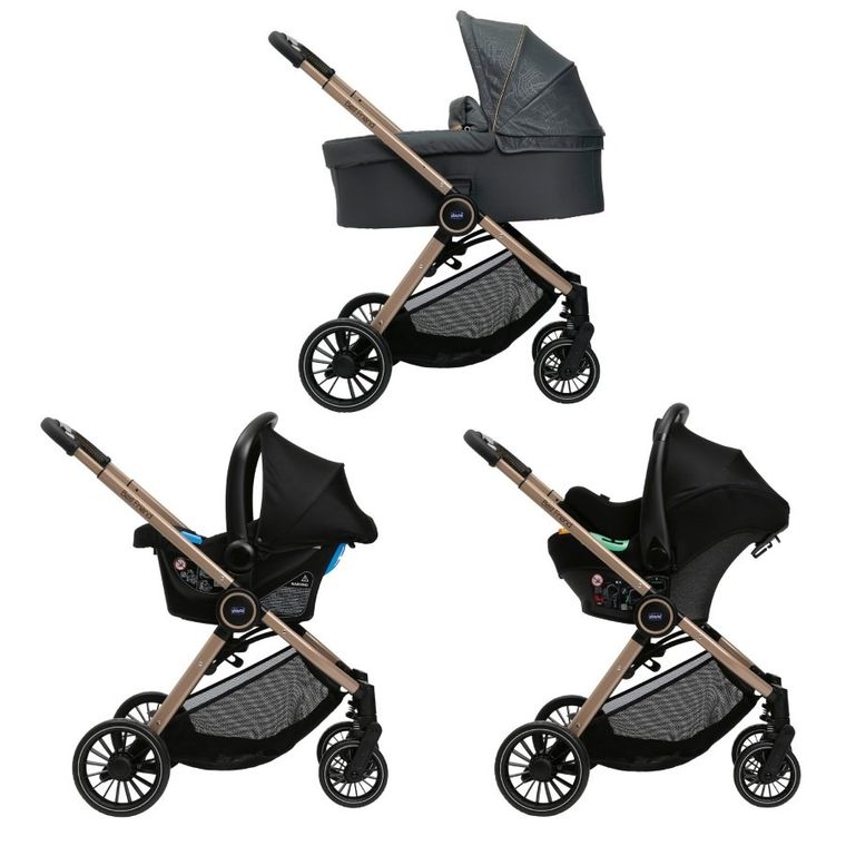 Chicco, Kiros Evo, I-size, fotelik samochodowy, Black, 40-78 cm