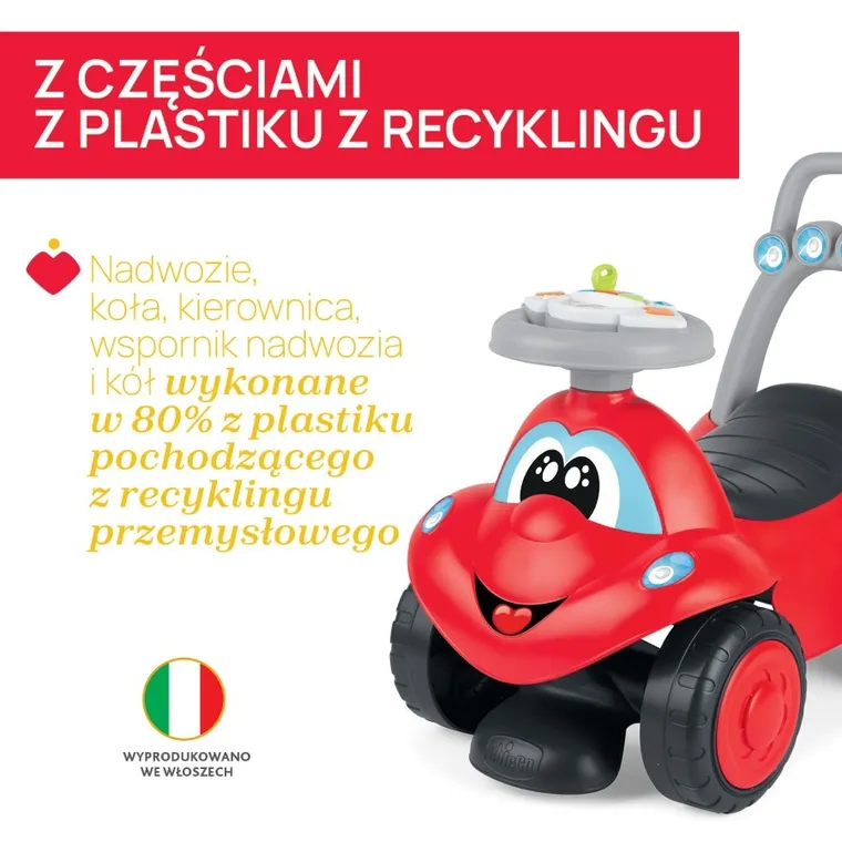 Chicco, Move & Grow, Billy, pchacz i jeździk 2w1