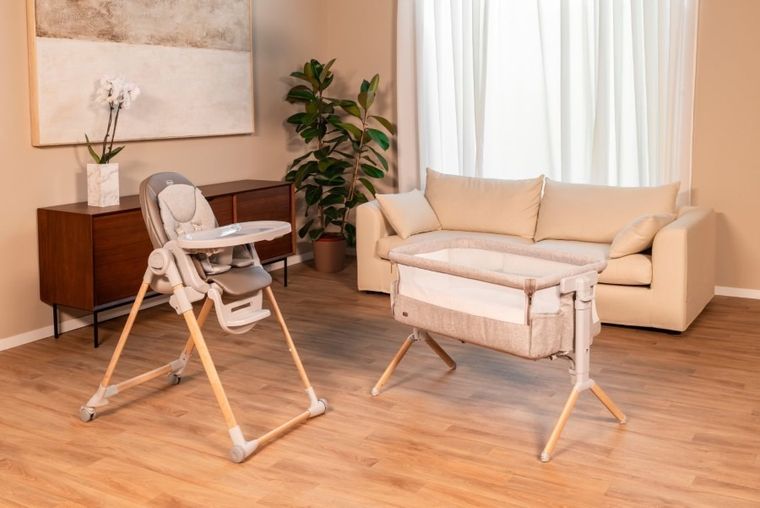 Chicco, Next2Me Armonia, łóżeczko dostawne, scandinavian