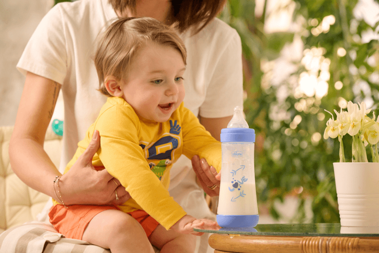 Chicco, Perfect5, butelka antykolkowa, blue, 4m+, 300 ml