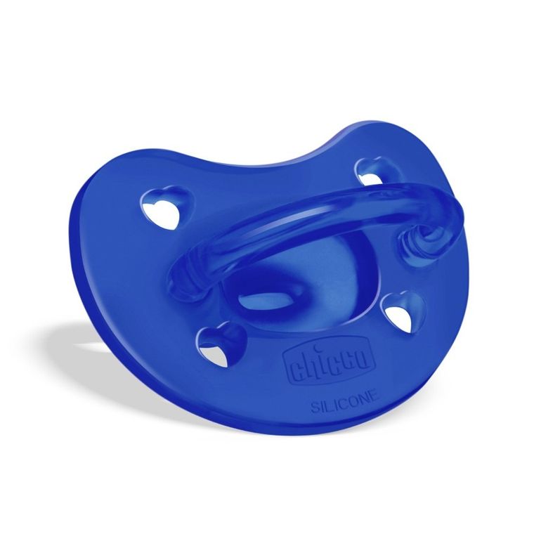 Chicco, PhysioForma Soft, smoczek uspokajający, silikonowy, niebieski, 16-36m, 2 szt.