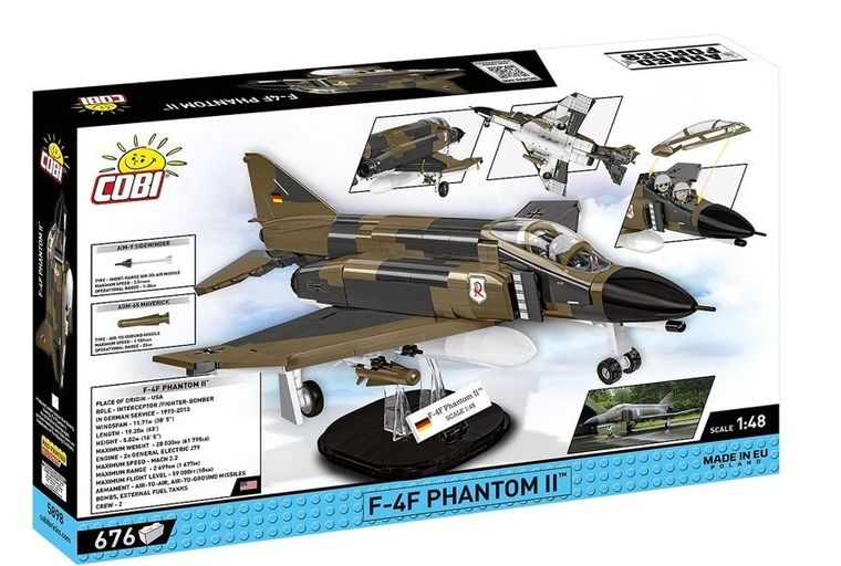 Cobi, Armed Forces, F-4F Phantom II, klocki, 676 elementów