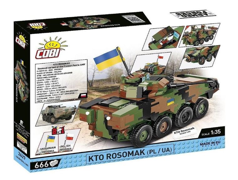Cobi, Armed Forces, KTO Rosomak, klocki, 666 elementów