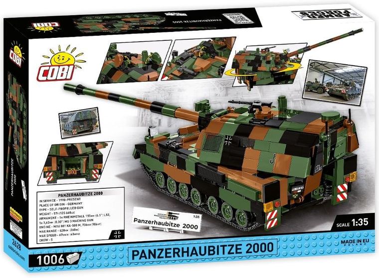 Cobi, Armed Forces, Panzerhaubitze 2000, klocki, 1006 elementów