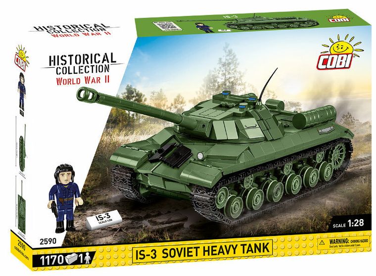 Cobi, Historical Collection WWII, Czołg IS-3 Soviet Heavy Tank, 1:28, klocki, 1170 elementów