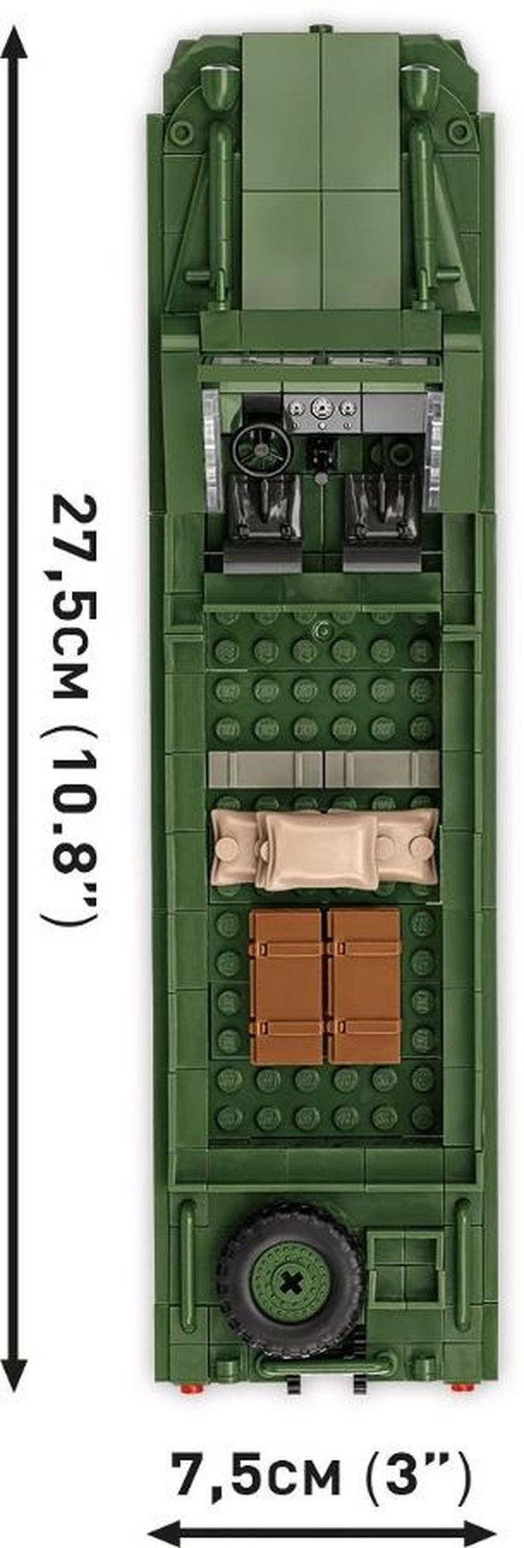 Cobi, Historical Collection WWII, DUKW Amphibia, 1:35, klocki, 508 elementów