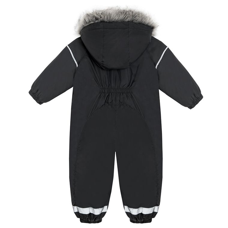 Cool Club, Kombinezon chłopięcy z kapturem, ocieplany, czarny