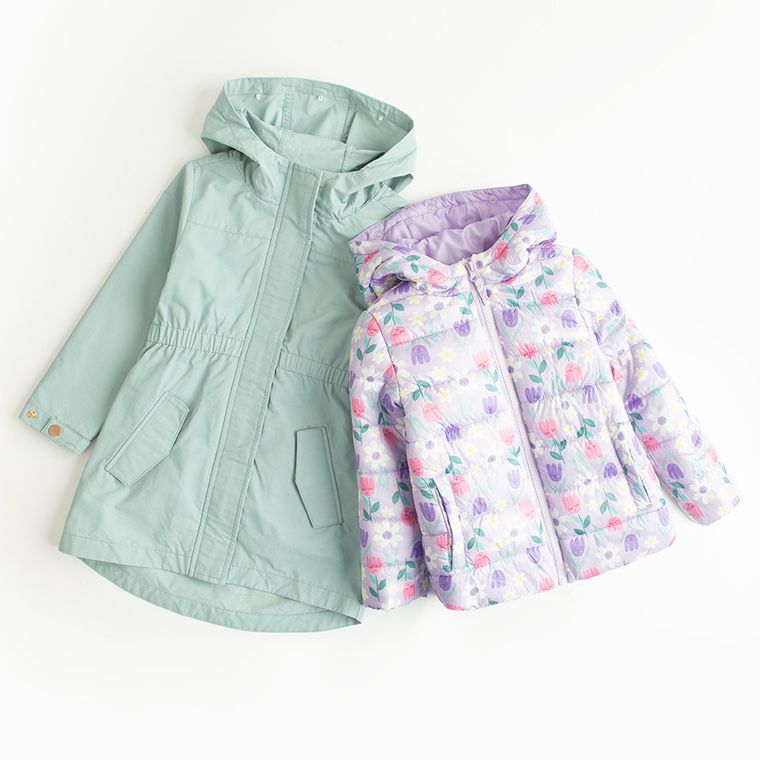 Cool Club, Kurtka dziewczęca z kapturem, 3w1, mix