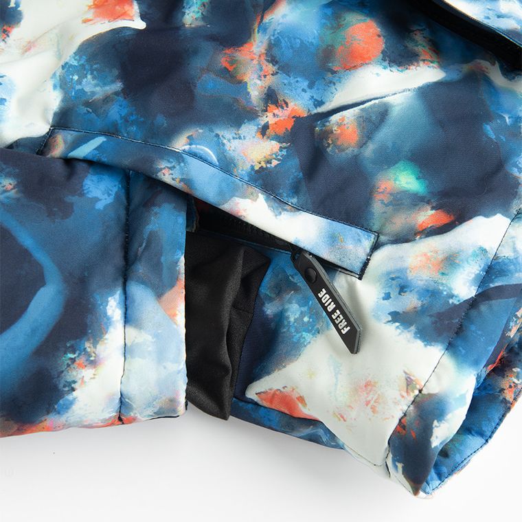 Cool Club, Kurtka narciarska chłopięca z kapturem, ocieplana, niebieska