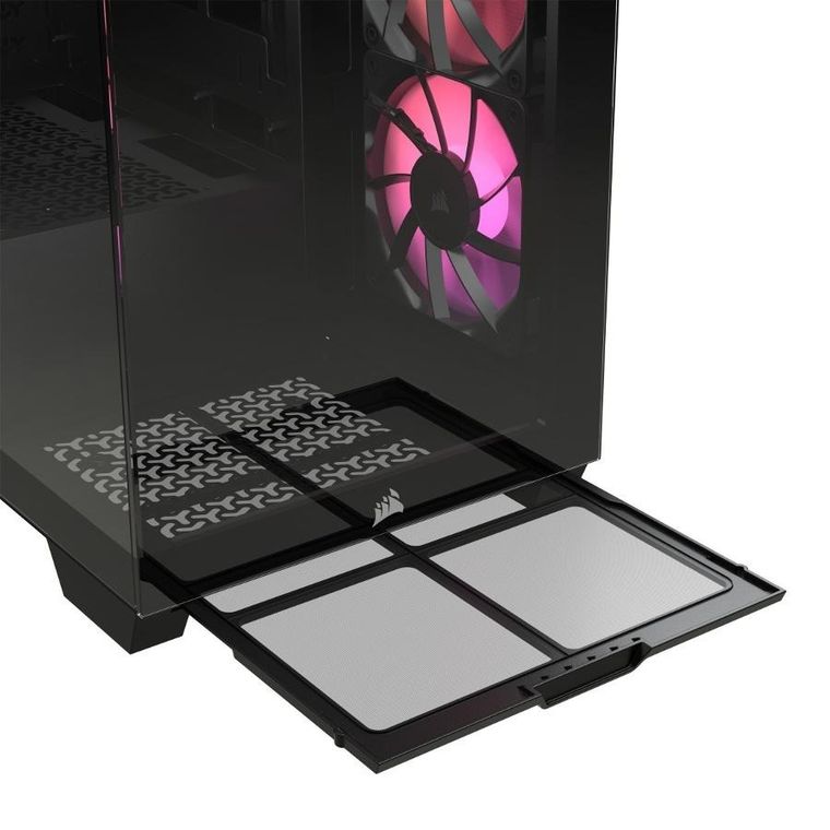 Corsair, obudowa, 3500X ARGB TG Mid-Tower, czarna