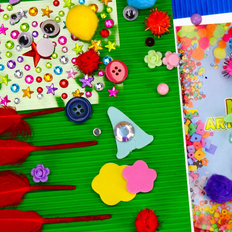 Craft With Fun, Zestaw Kreatywny, 500 elementów
