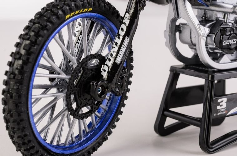 Daffi, Yamaha YZ450F Star Racing Team Bike 2022 Rider: Eli Tomac No.3, motocykl, model metalowy, 1:12