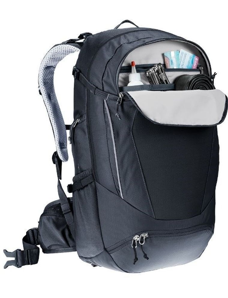 Deuter, Trans Alpine 30, plecak rowerowy, black