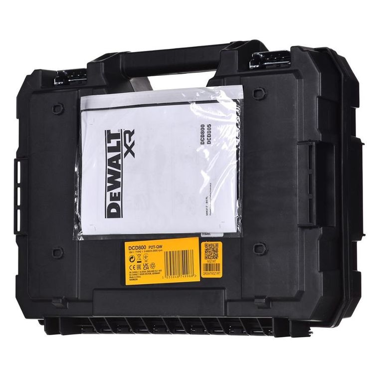 DeWalt, wkrętarka, 18V, 2-5,0Ah, BL TSTAK DCD800P2T