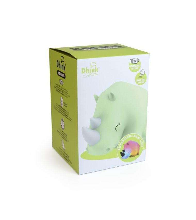 Dhink, Nosorożec, lampka silikonowa na USB