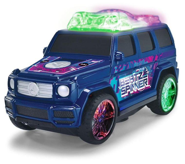Dickie, Streets’n Beatz, Mercedes G-Class, muzyczny pojazd, światło i dźwięk, 23,5 cm