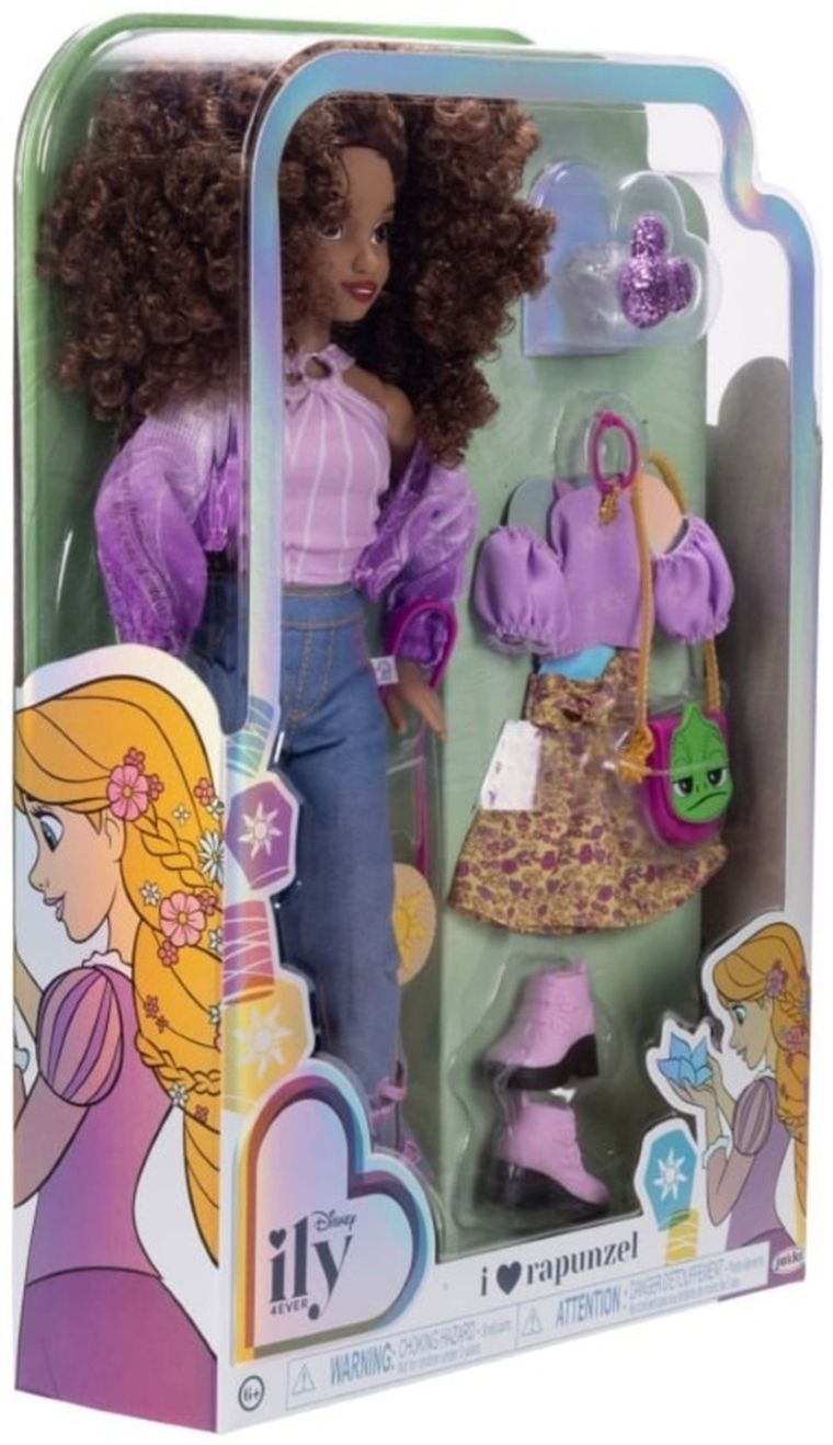 Disney ILY 4ever, Roszpunka, lalka modowa, 30 cm, z zestawem akcesoriów