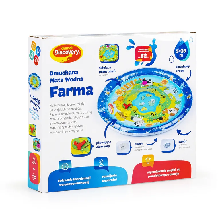 Dumel Discovery, Farma, dmuchana mata wodna