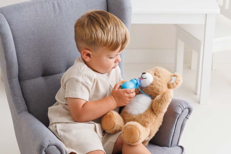 Dumel Discovery, Niedźwiadek brunatny, zabawka interaktywna