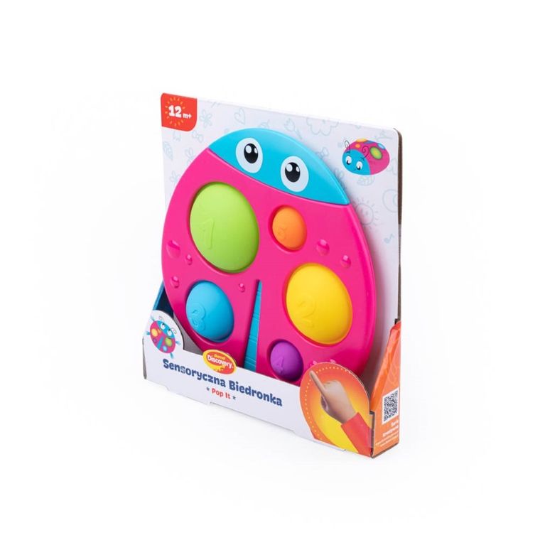 Dumel Discovery, Sensoryczna Biedronka, Pop It, zabawka interaktywna