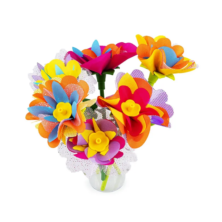 Dumel, Fabryka Radości, Kolorowe kwiaty, zestaw kreatywny do tworzenia kwiatów