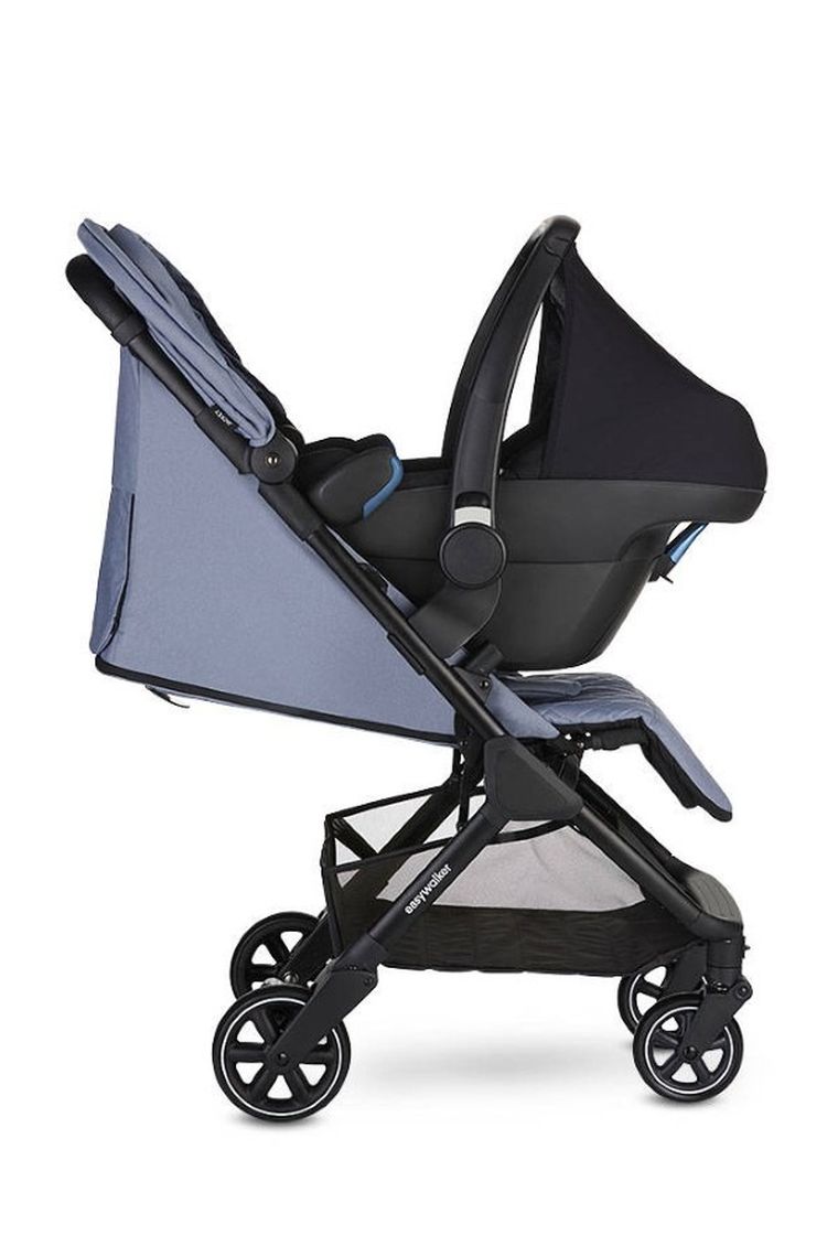 Easywalker, Jackey, kompaktowy wózek spacerowy, Steel Grey