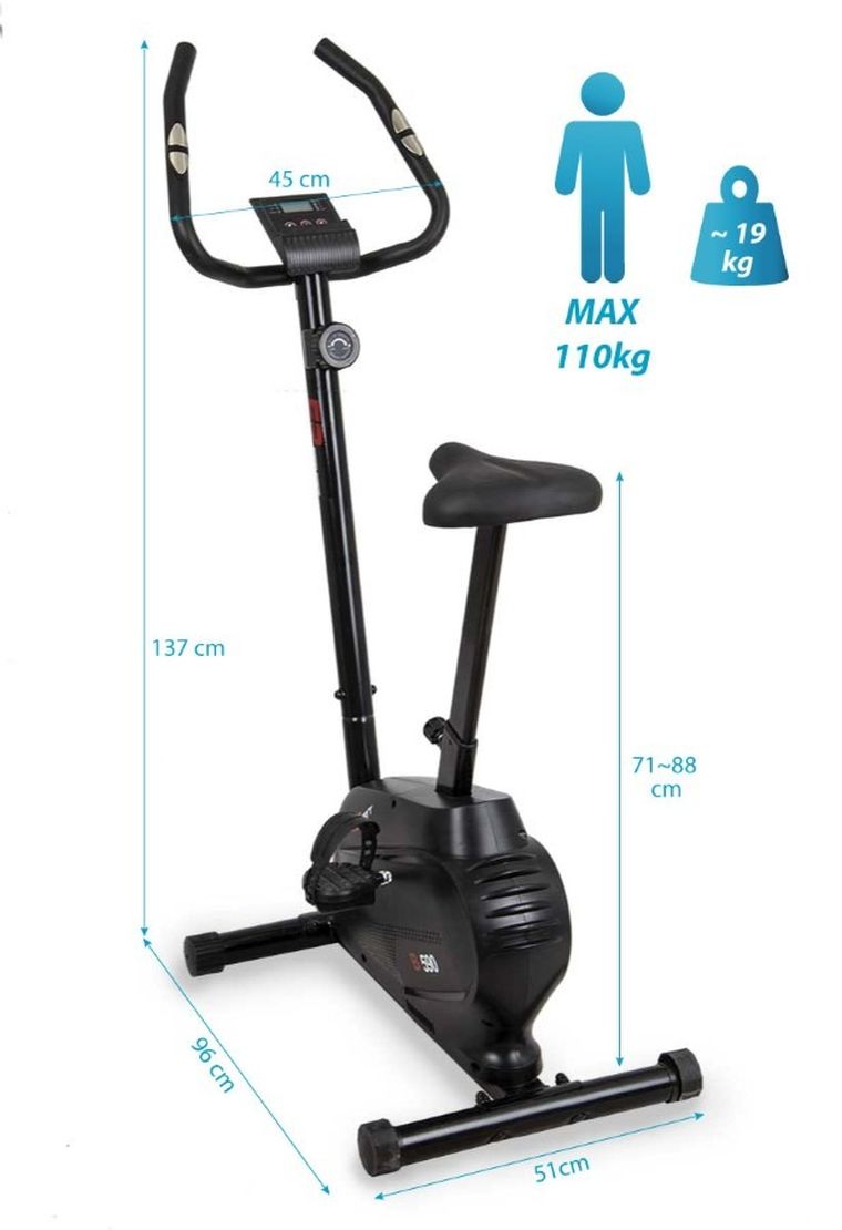 Eb Fit, stacjonarny rower treningowy, magnetyczny, B590