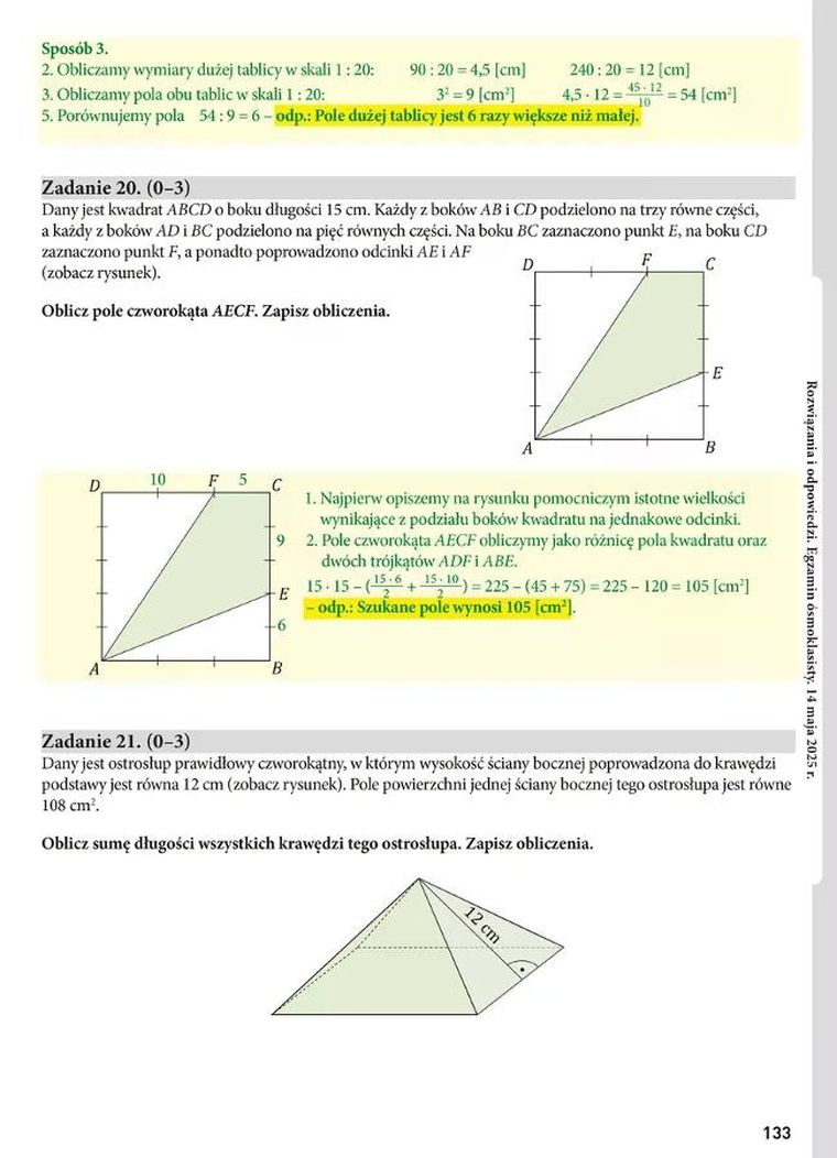 Egzamin ósmoklasisty. Matematyka. Arkusze egzaminacyjne