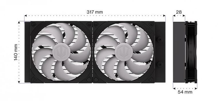 Endorfy, chłodzenie wodne, Navis F280 ARGB