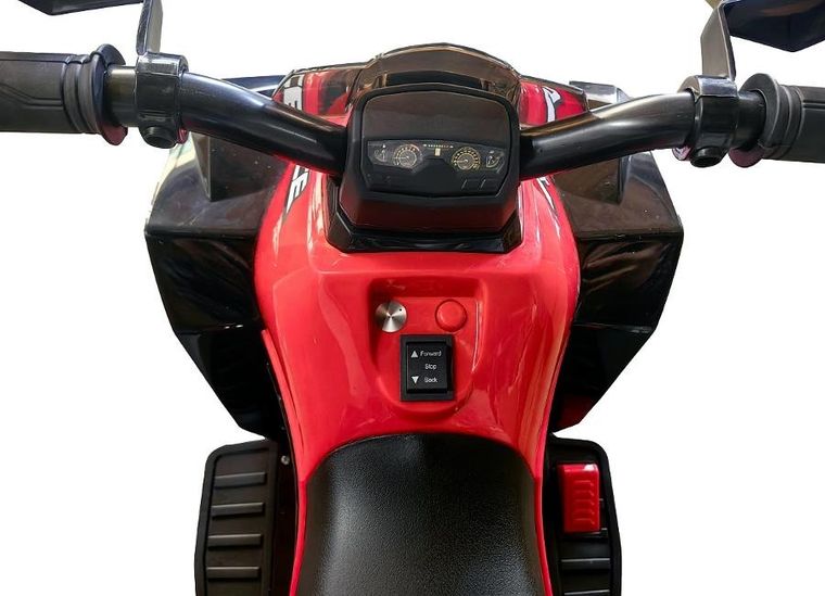 Enero, Micron, quad, pojazd na akumulator, czerwony