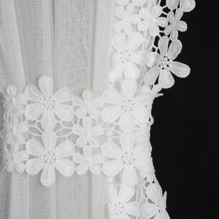 Eurofirany, firana gotowa, Kaja, na taśmie, 140-270 cm, biały