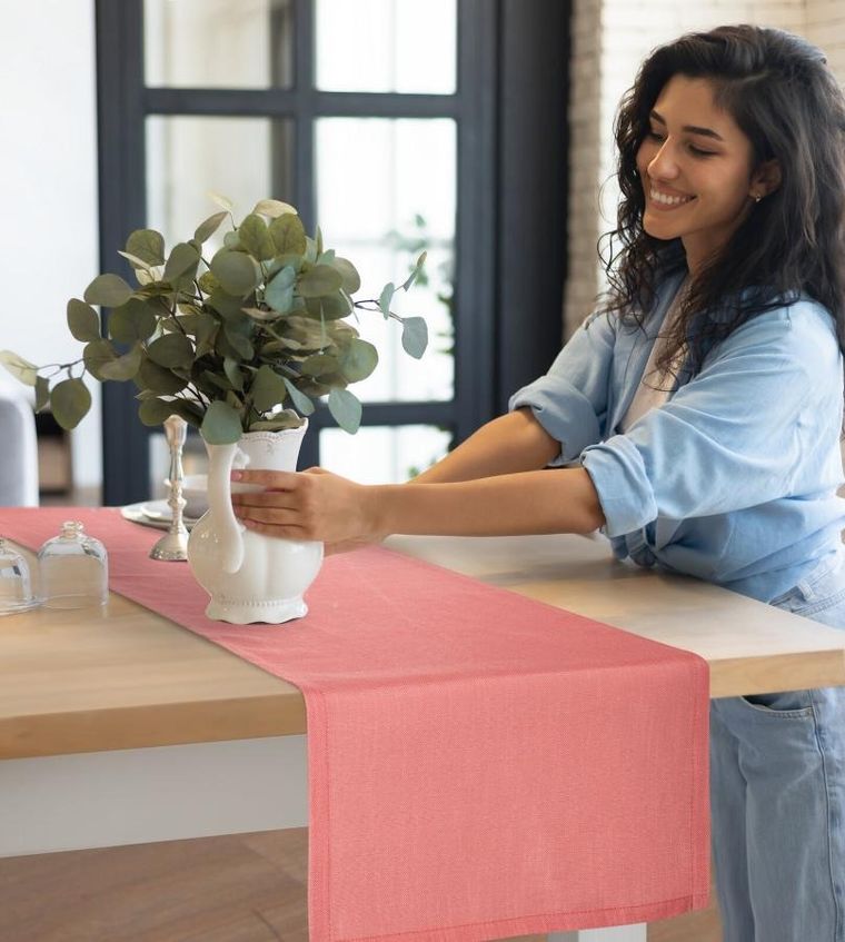 Eurofirany, obrus summer, 40-140 cm, ceglasty