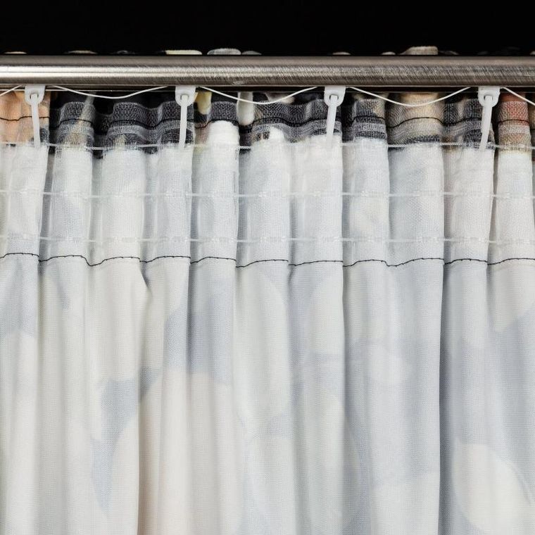 Eurofirany, zasłona zaciemniająca gotowa, Betty, na taśmie, 140-300 cm, grafitowy