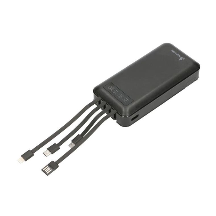 Extralink, EPB-084 20000mAh, powerbank, USB-C, czarny