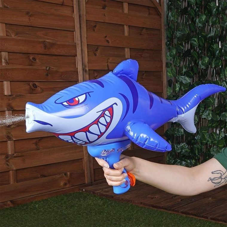 Free & Easy, dmuchany pistolet na wodę, rekin