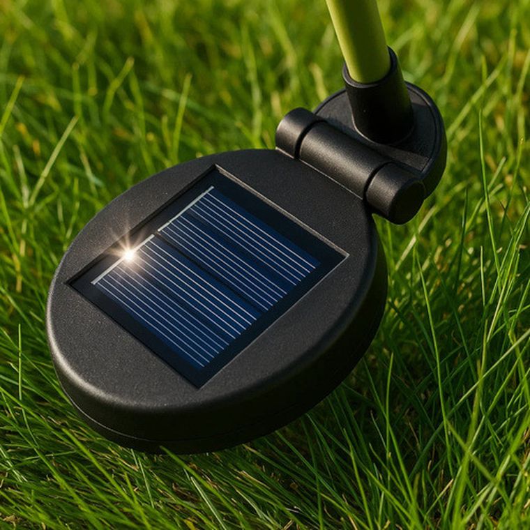 Gardlov, lampa solarna, róża