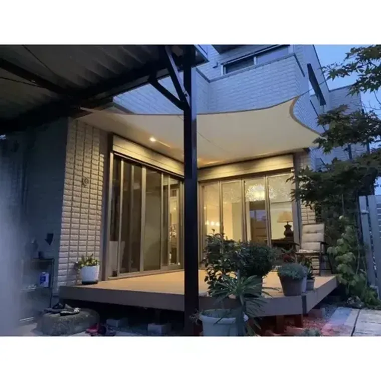 Gardlov, żagiel przeciwsłoneczn, beżowy, 3-2m