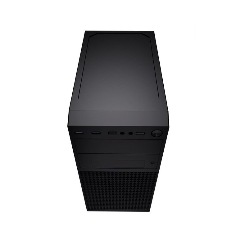 Gembird, obudowa komputerowa, Fornax K300, Micro-ATX, 2x USB 3.0 + 2x USB 2.0 czarna