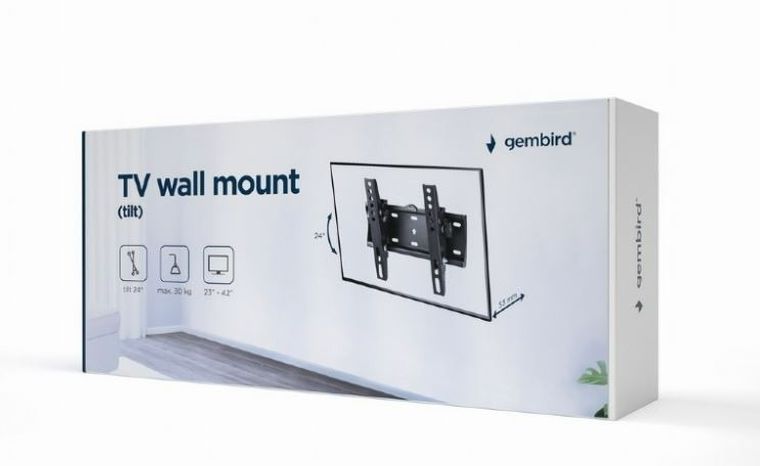 Gembird, uchwyt ścienny do telewizora, 23"-42"